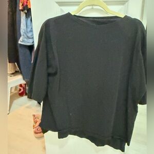 MXM Matthildur Cotton Black Women's Top